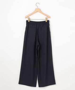 組曲 L 【先行予約】ライトリネンライクイージーワイド パンツ ネイビー系