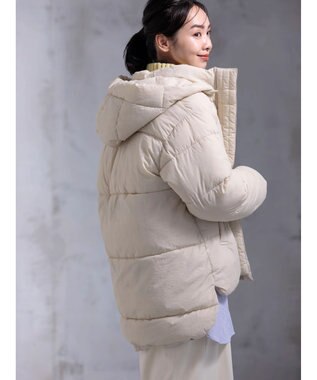 Green Parks ライトファイバーブルゾン Ivory