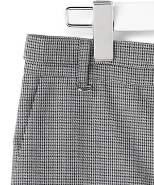 ICB 【30th ANNIVERSARY】ウールガンクラブチェック テーパードパンツ モノトーンチェック