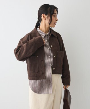 CRAFT STANDARD BOUTIQUE フェイクスエードブルゾン Brown