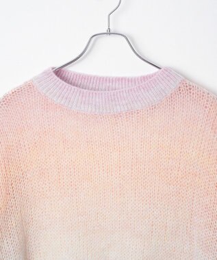 WEGO グラデーションメッシュニット 柄1