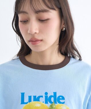 earth music&ecology 【綿100％】アソートリンガーＴシャツ Sax