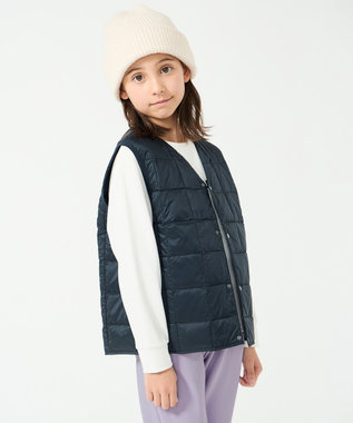 UNFILO 【120-150cm】TAION Vネック ダウンベスト(UNISEX)