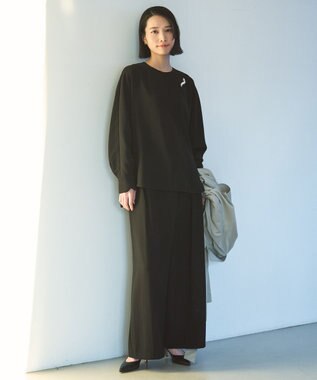 UNFILO ドルマン ブラウス ブラック