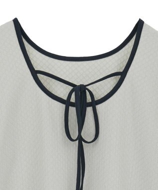 earth music&ecology マルチウェイ配色リボンカットプルオーバー Mint