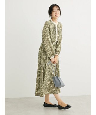 Green Parks ・ＥＬＥＮＣＡＲＥ　ＤＵＥ　コバナパイピングワンピ Khaki