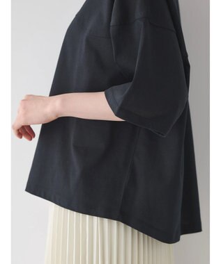 AMERICAN HOLIC ラウンド切り替えカットプルオーバー Black