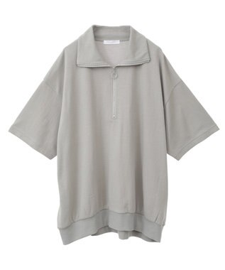 Green Parks ハーフＺＩＰチュニック Khaki
