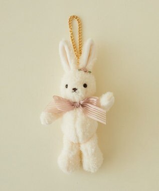 Maison de FLEUR ローズラビットチャーム Ivory