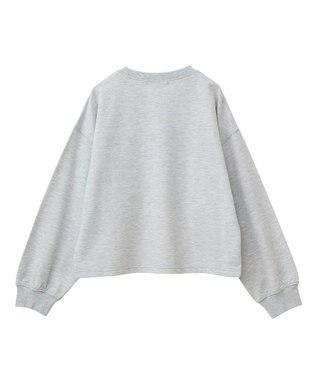 Green Parks ＡＮＧＥＬ　ＢＬＵＥ長袖ロゴ刺繍プルオーバー Gray