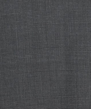 GOTAIRIKU ロングセラー【洗える/折り目加工/シワになりにくい/ウエストアジャスター】ウォッシャブル サマーウール100％パンツ_限定色(ノータック)25年モデル 新色/グレー×細チェック