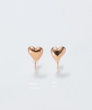 Phoebe 【痛くないシリーズ/金属アレルギー対応】ニュアンスハートライトフィットイヤリング　シャンパンゴールド シャンパンゴールド