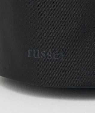 russet クラウズナイロン巾着ポーチ(Z-231) Black