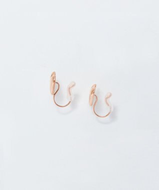 Phoebe 【痛くないシリーズ/金属アレルギー対応】ニュアンスハートライトフィットイヤリング　シャンパンゴールド シャンパンゴールド