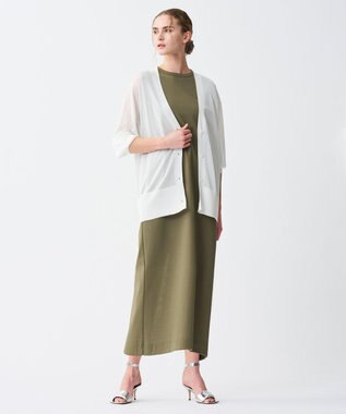 uncrave ラスターシアーニット ロングカーディガン オフ