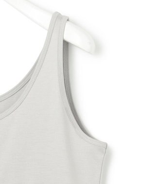 ICB 【洗える】 コットンリヨセルスムース タンクトップ ライトグレー系
