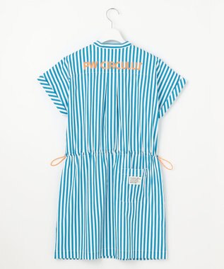 PW CIRCULUS 【高通気 / 軽撥水 / 軽量のDotAir 使用】【WOMEN】ストライプ柄ワンピ サックスブルー系2