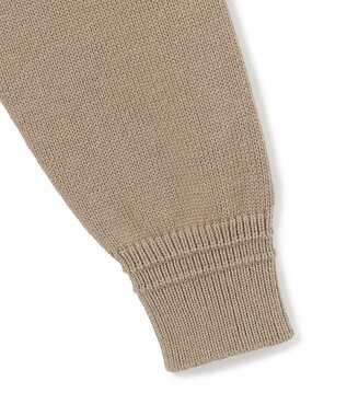 JOSEPH HOMME 【HIGH GRADE LINE】コットンコードブレート　クルーネックニット ベージュ系