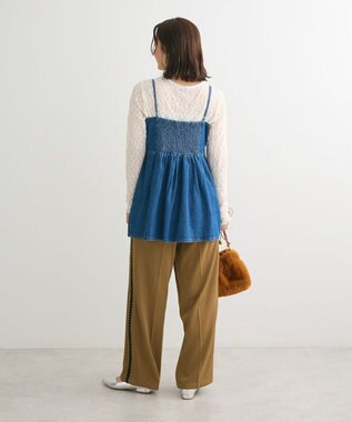 Green Parks レースプルオーバー Off White