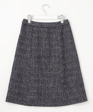 J.PRESS LADIES 【セットアップ対応】ファンシーツイード スカート ネイビーミックス系