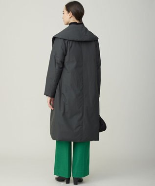ICB 【撥水加工】ADS ダウン ショールカラーロングコート チャコールグレー系