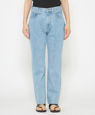 uncrave ストレート デニム パンツ（uncrave STANDARD） ライトブルー