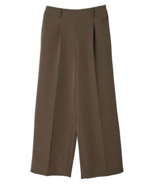 Green Parks きれいシルエットワイドパンツ Khaki