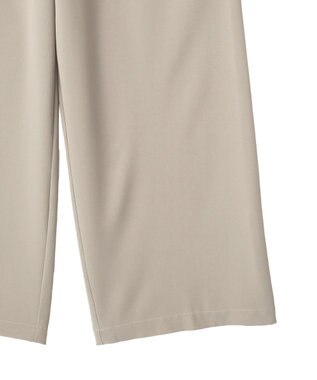 YECCA VECCA 【2点SET】スキッパーデザインセットアップ Gray Beige