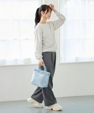 ROOTOTE 3654【2way】SC.スクエア.ボアトート-A 02：ライトブルー