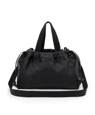 LeSportsac E/W CITY DRAWSTRING BAG??? /アップタウンディープシーブルー/ブラック アップタウンディープシーブルー/ブラック