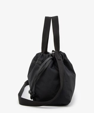 LeSportsac E/W CITY DRAWSTRING BAG??? /アップタウンディープシーブルー/ブラック アップタウンディープシーブルー/ブラック