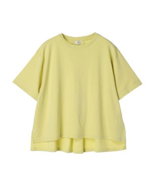 AMERICAN HOLIC 抗菌防臭＋接触冷感クルーネックカットプルオーバー Yellow