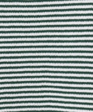 J.PRESS MEN 【Tシャツ感覚で着られる新感覚ニット】ボーダーニット ロングスリーブＴシャツ グリーン系1