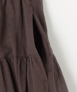 23区 【Indian Factory】コットンボイル スカート ブラウン系