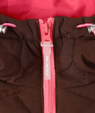 PW CIRCULUS 【撥水加工 / ストレッチ】【MEN】キルティング中綿ブルゾン ゴルフ ダークブラウン系