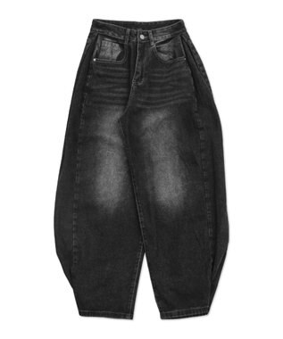 WEGO ブラストワイドデニム ブラック
