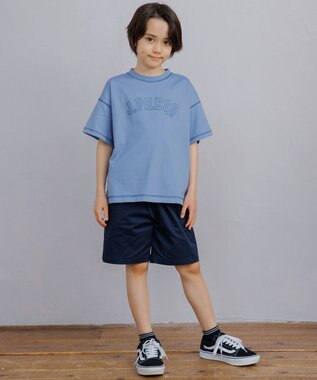 J.PRESS KIDS 【140-170cm】アーチロゴビッグＴシャツ ブルー