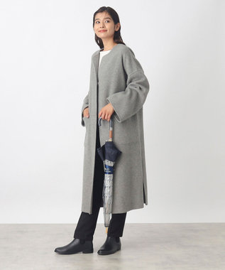 MOONBAT POLO RALPH LAUREN（ポロ ラルフローレン） 長傘 ビニール傘 ポロポニー バイカラー 10本骨 ネイビーブルー