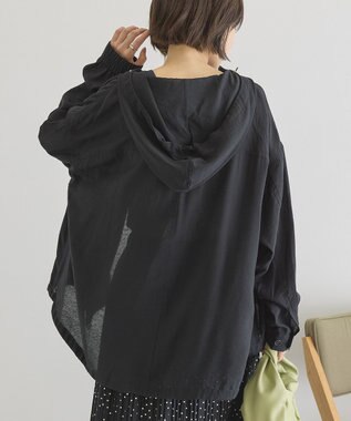 AMERICAN HOLIC フーディーシアーブルゾン Dark Navy