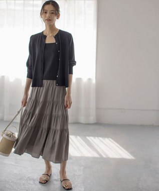 組曲 L ラメニット アンサンブル ブラック系