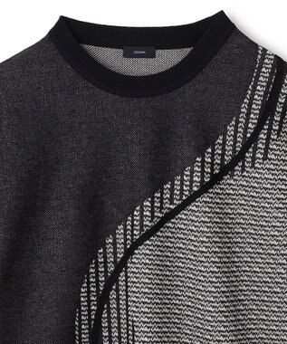 JOSEPH HOMME CRAWLING JAQUARD KNIT ブラック系5