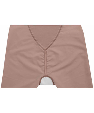 WACOAL ガードル 温活 ポイント保温(腹部・仙骨部・そけい部) アウターにひびきにくい ロング丈 レディース GRC640 /ワコール ブラウン