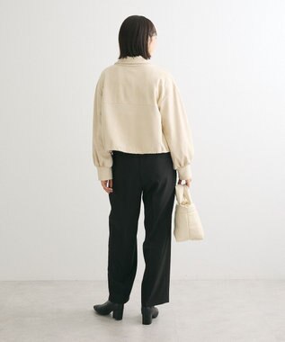 Green Parks スウェード調トラックジャケット Ivory