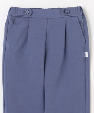 組曲 KIDS 【110-140㎝】ソフトストレッチテーパード パンツ アネモネブルー