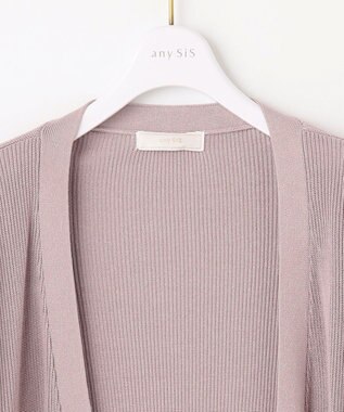 ANY SIS 【洗える】ショートレングストッパー カーディガン ピンク