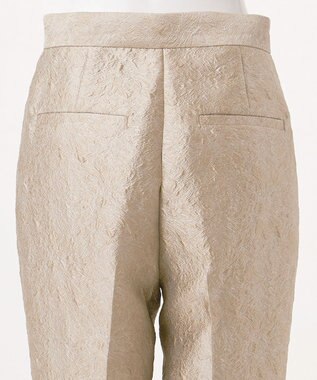 23区 【エステータ】シャイニージャカード パンツ グレージュ系