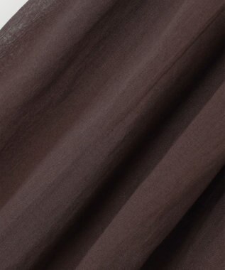 23区 【Indian Factory】コットンボイル スカート ブラウン系