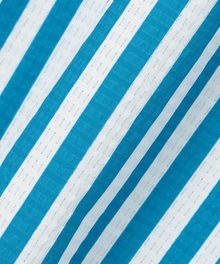 PW CIRCULUS 【高通気 / 軽撥水 / 軽量のDotAir 使用】【WOMEN】ストライプ柄ワンピ サックスブルー系2