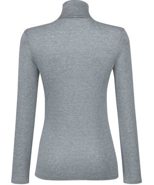 WACOAL あったかTシャツ あったかインナー 10分袖 アウターとしても利用可 保温性 長袖 ハイネック レディース CLD723 /ワコール グレイッシュブルー