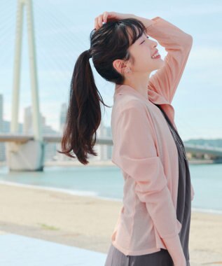 Tiaclasse 【おのののかさん着用】ショートトッパーカーディガン ピンク